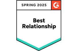 G2 Best Relationship Spring 2025 Badge